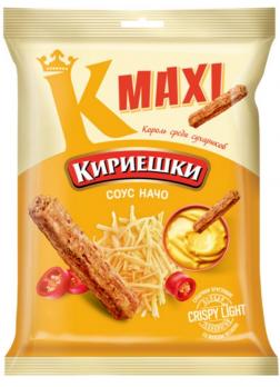Кириешки Maxi сухарики со вкусом соуса начо, 60 гр. КДВ