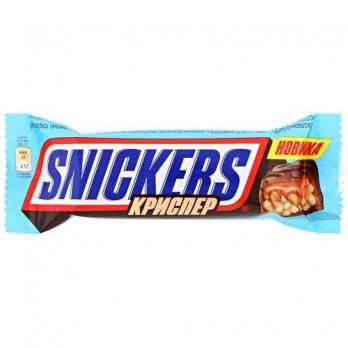 SNICKERS CRISPER шоколадный батончик 40г "М"