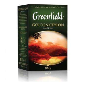 GREENFIELD чай Голден Цейлон листовой 100г "М"