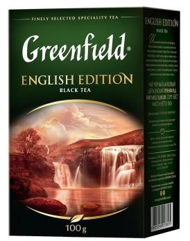 Чай черный листовой Гринфилд English Edition 100 гр "М"