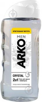 ARKO men 2в1 гель д/душа+шампунь CRYSTAL 260мл "М"