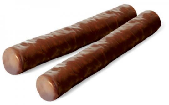 Трубочки вафельные с шоколадно-ореховым вкусом, (коробка 2 кг.)  249₽ за 1 кг. КДВ