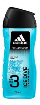 Гель для душа Adidas Ice Dive -Освежающий  250 мл. "М"