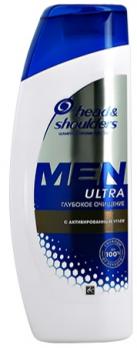 Шампунь для волос HEAD & SHOULDERS MEN ULTRA Глубокое очищение,  360 мл. "М"