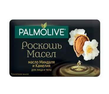 Palmolive роскошь масел мыло миндаль/камелия 90г "М"