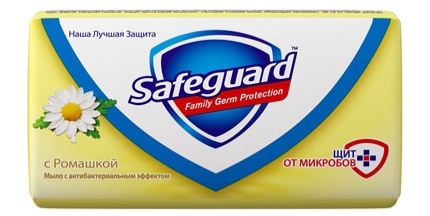 Safeguard мыло с ромашкой 90г "М"